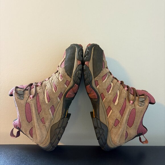 Merrell Moab 2 Mid Women's Size 10 Waterproof Hiking Boots Boulder Blush J24454 - Picture 6 of 8